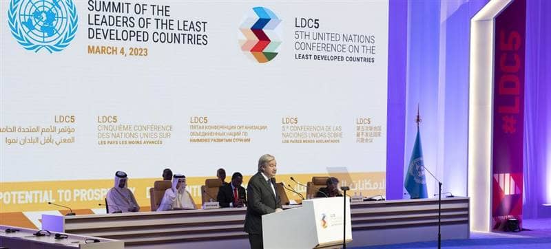 مؤتمر الأمم المتحدة لأقل البلدان نموًا.. هذا ما فعله الوفد اليمني ضد ممثل إيران (فيديو)