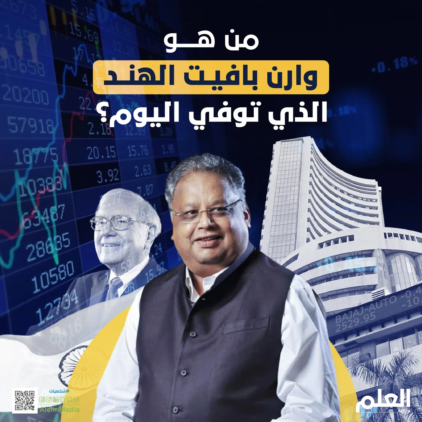 من هو "وارن بافيت الهند" الذي توفي اليوم؟