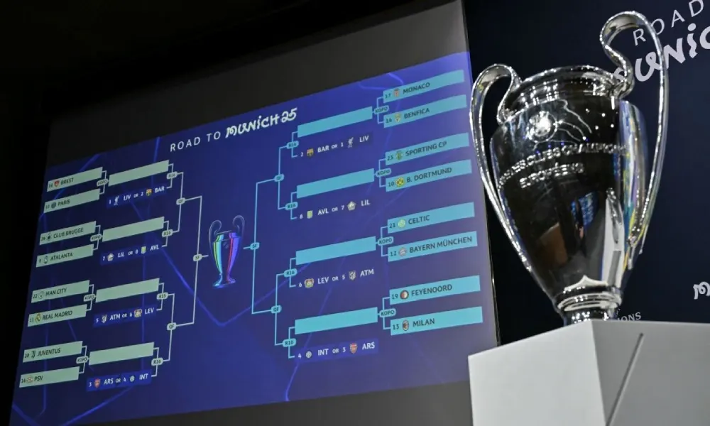 مواجهات ومواعيد مباريات ربع نهائي دوري أبطال أوروبا 2025