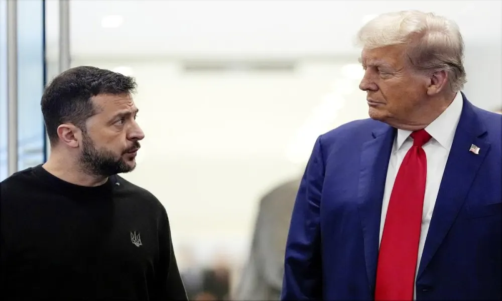 ترامب يتهم أوكرانيا ببدء الحرب.. وزيلينسكي يرد