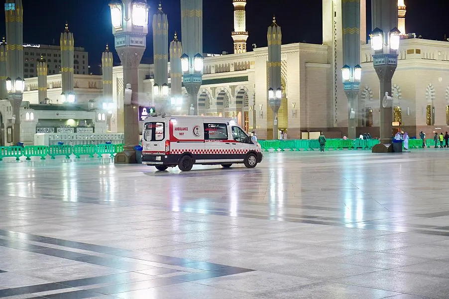إنقاذ حياة معتمر آسيوي في المسجد النبوي