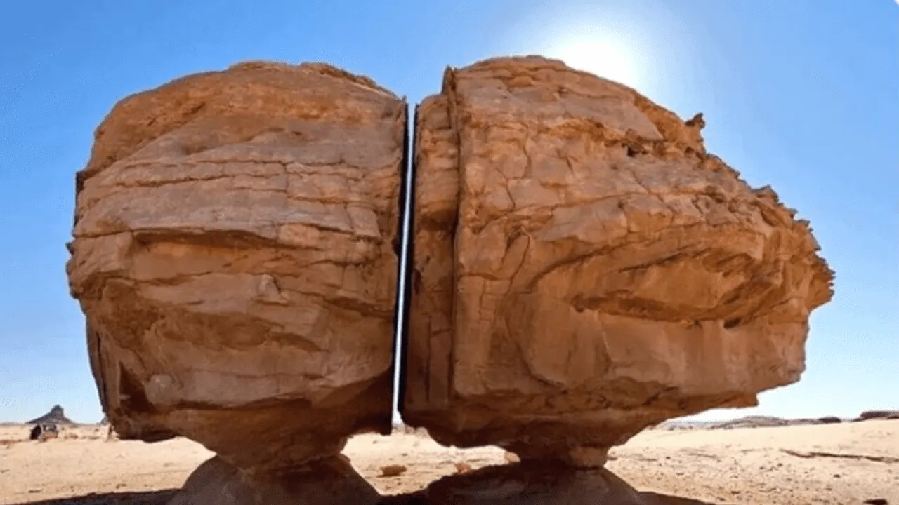 صخرة النصلة: لغز جيولوجي يثير حيرة العالم.. كيف تشكلت؟