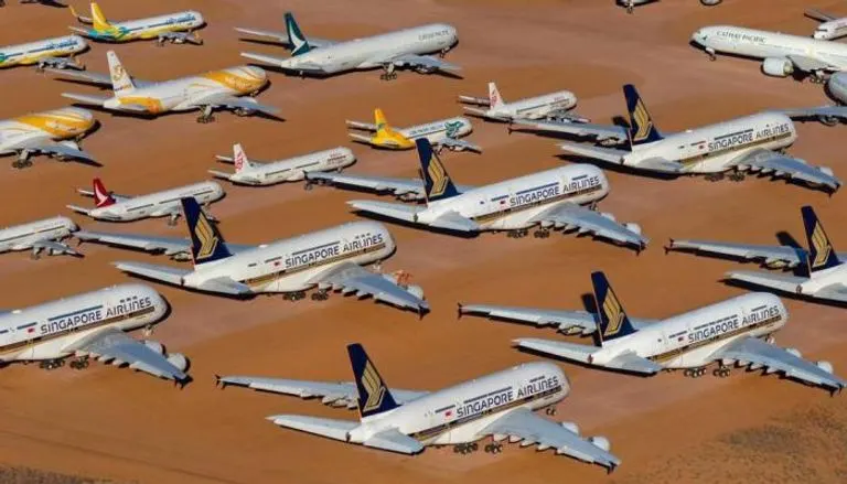 بالصور.. مقبرة طائرات في أستراليا