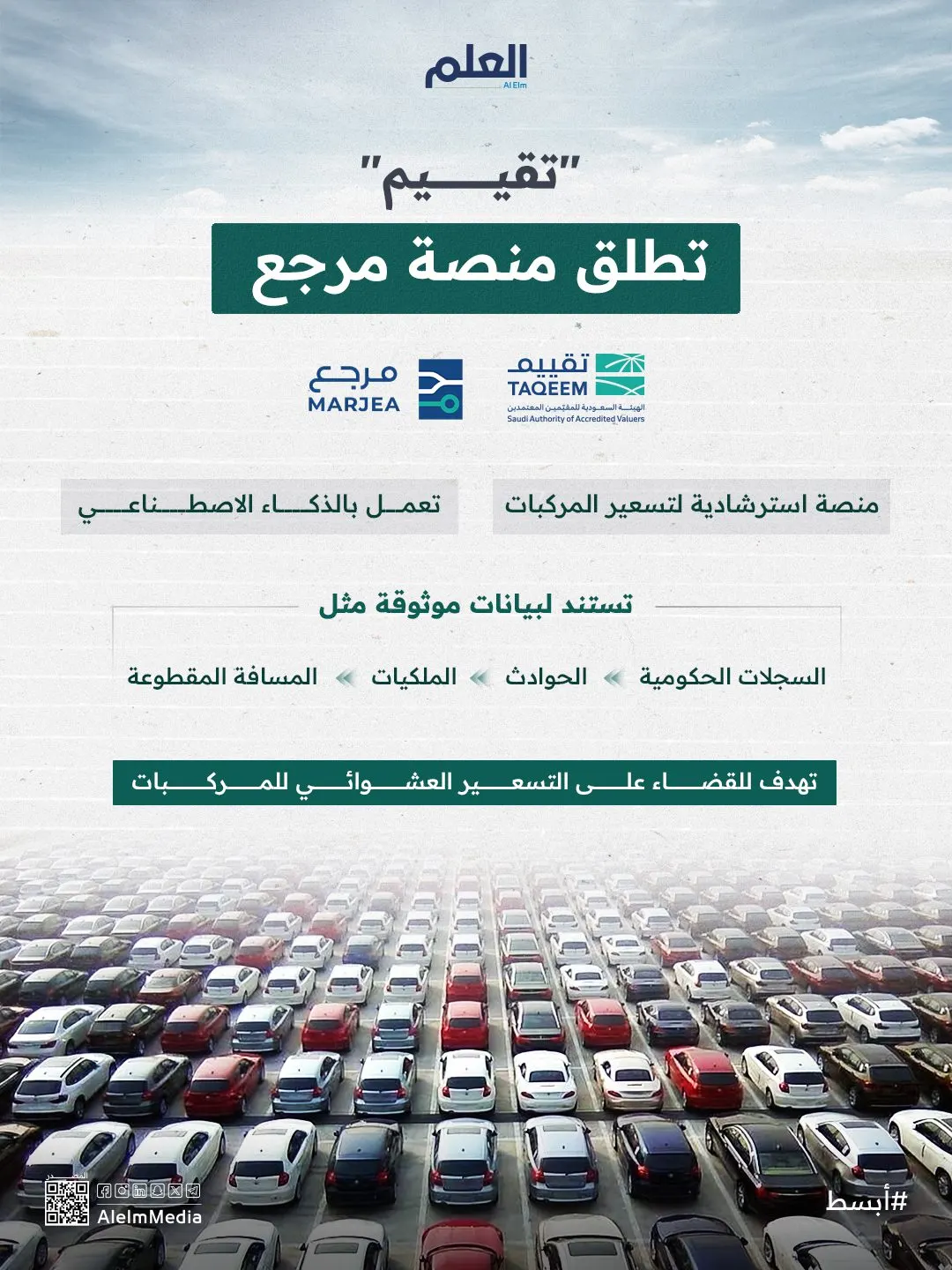 إنفوجرافيك| "تقييم" تطلق منصة "مرجع" للسيارات