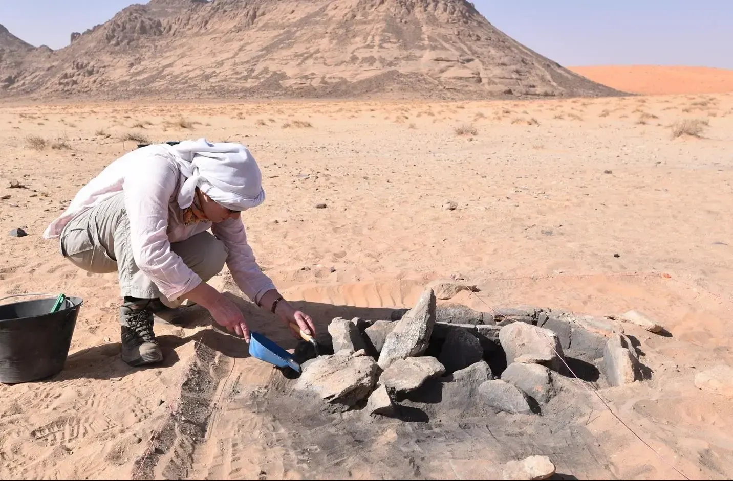 من العصر الحجري.. "الثقافة" تعلن عن كشف أثري جديد في حائل