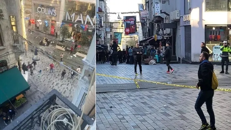 شاهد بالفيديو.. لحظة وقوع انفجار إسطنبول