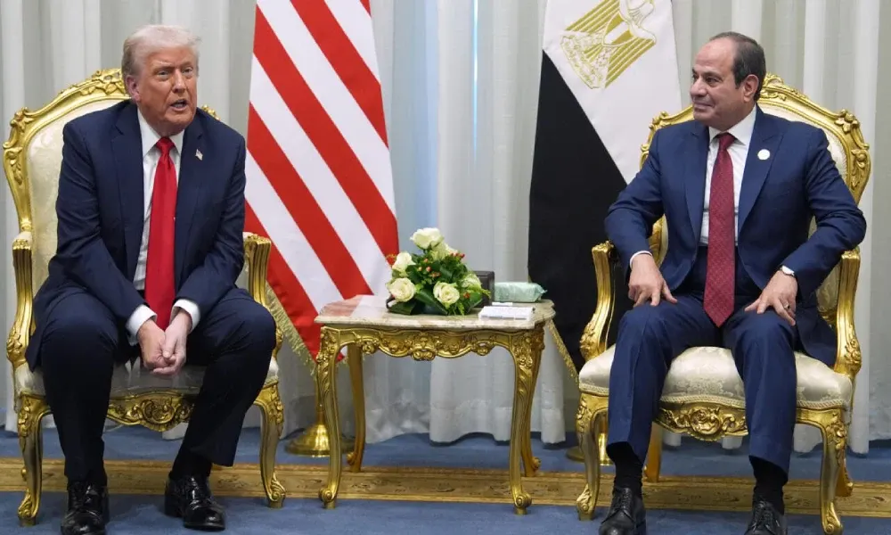 ترامب في لقاء مع السيسي: الشرق الأوسط يعيش فترة متميزة