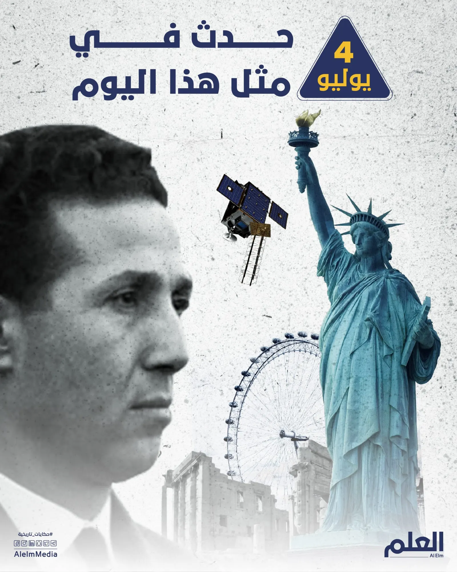 في مثل هذا اليوم.. إقامة تمثال الحرية وذكرى افتتاح "صوت العرب"