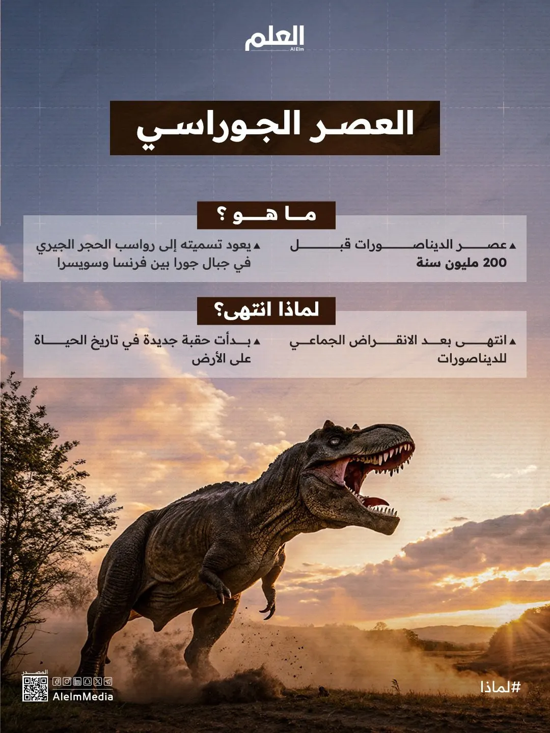 إنفوجرافيك| أسرار مذهلة عن العصر الجوراسي