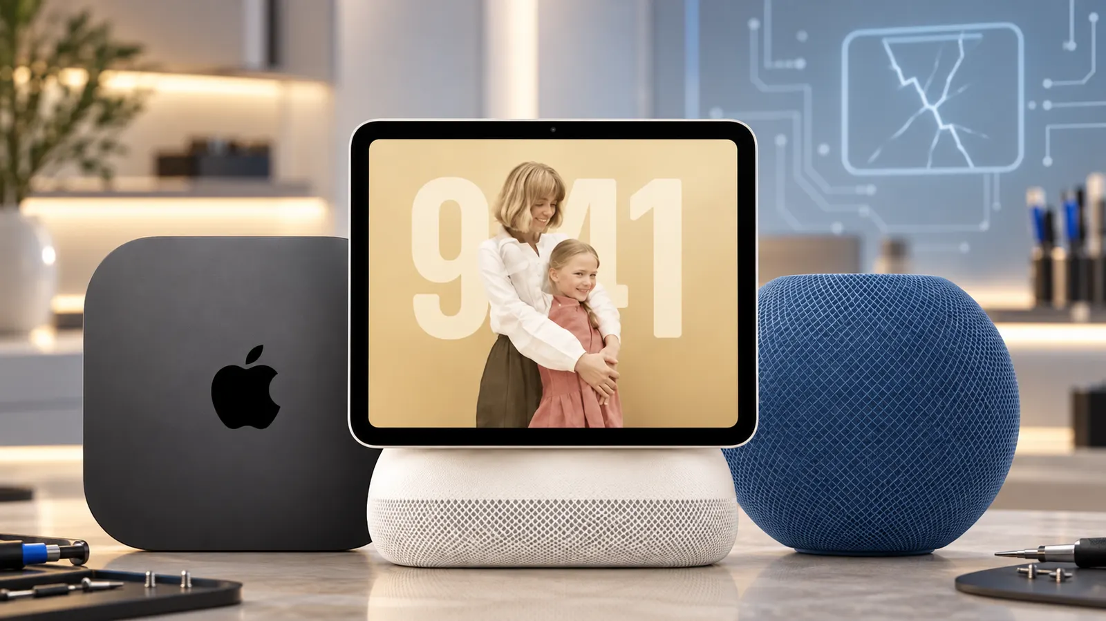 Apple HomeView.. جهاز أبل الجديد بتكلفة إصلاح تبلغ 93% من سعره