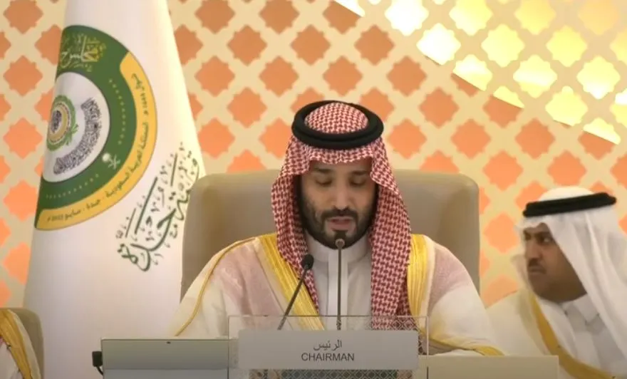 ماضون للسلام ولن نسمح بالصراعات.. ماذا قال ولي العهد خلال افتتاح القمة العربية في جدة؟