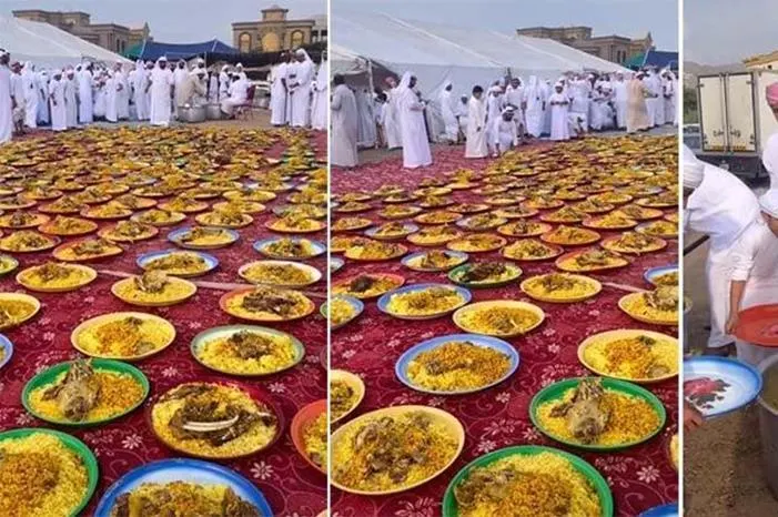 عشرات الأطباق من الطعام.. هل أقيمت وليمة ضخمة في مونديال قطر 2022؟