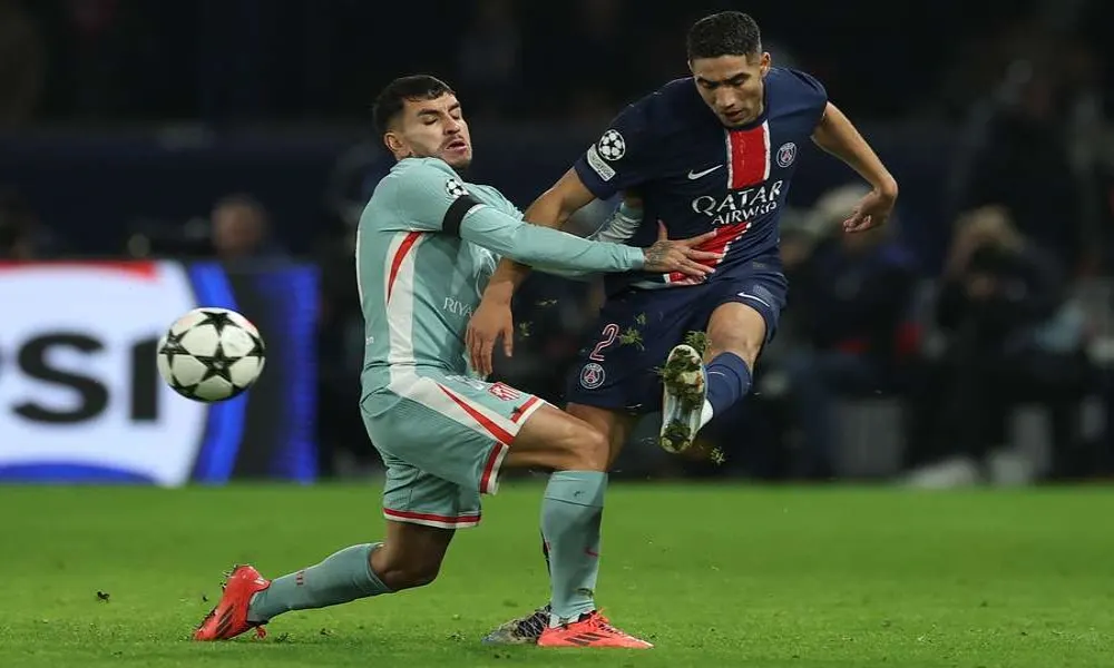 موعد مباراة باريس سان جيرمان وأتلتيكو مدريد والقنوات الناقلة والتشكيل المتوقع