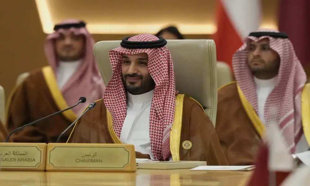 إنفوجرافيك| كلمة ولي العهد في افتتاح أعمال القمة الخليجية الأمريكية بالرياض