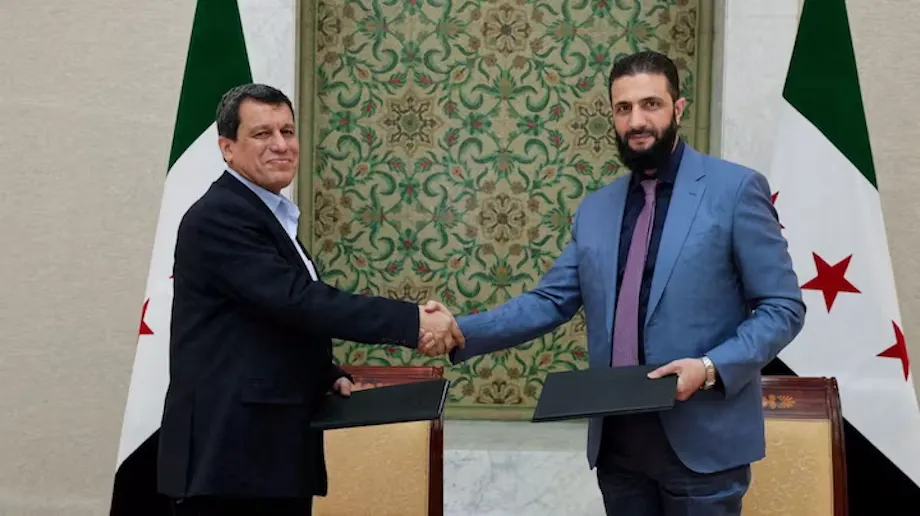 اتفاق تاريخي.. «قسد» تندمج في مؤسسات الدولة السورية لإنهاء الانقسام