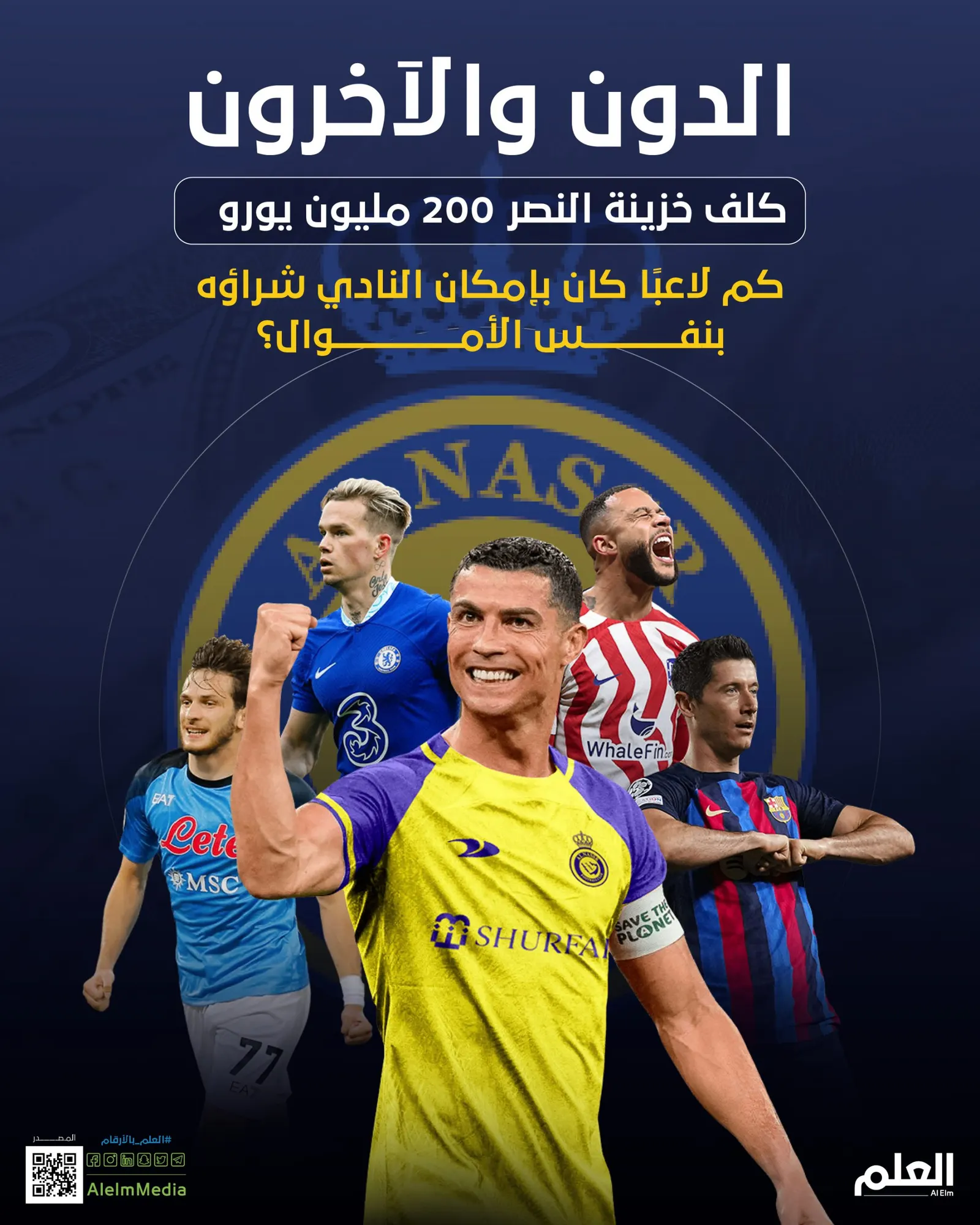 صفقة رونالدو.. كم لاعبًا كان بإمكان النصر شراؤه بنفس الأموال؟