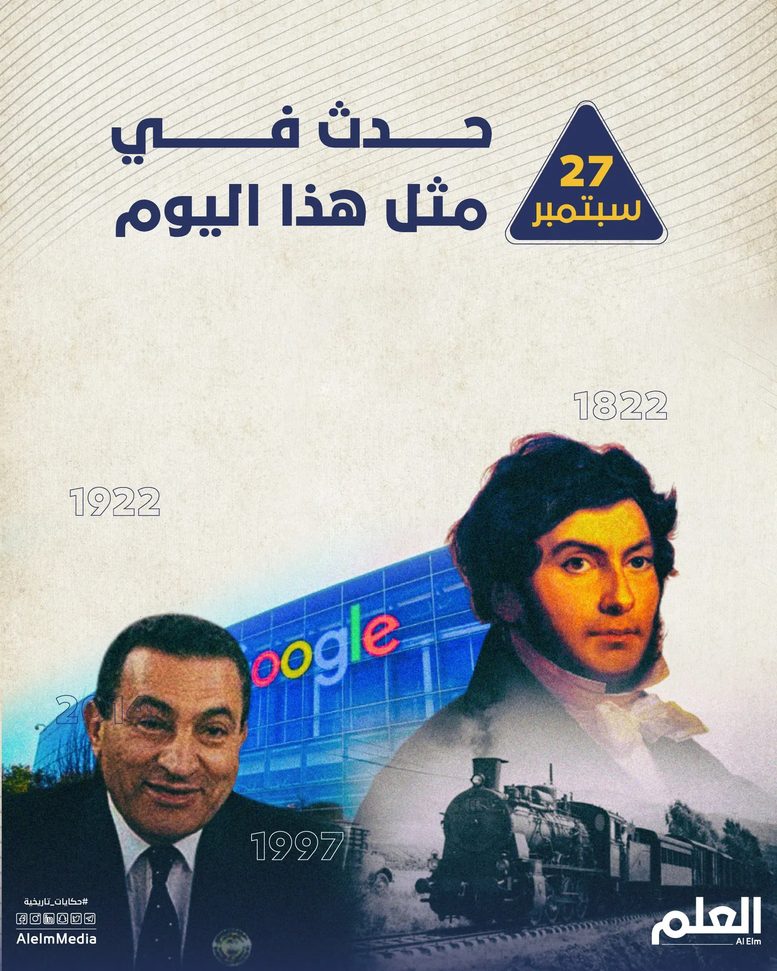 في مثل هذا اليوم.. فك رموز اللغة الهيروغليفية المصرية وافتتاح غوغل