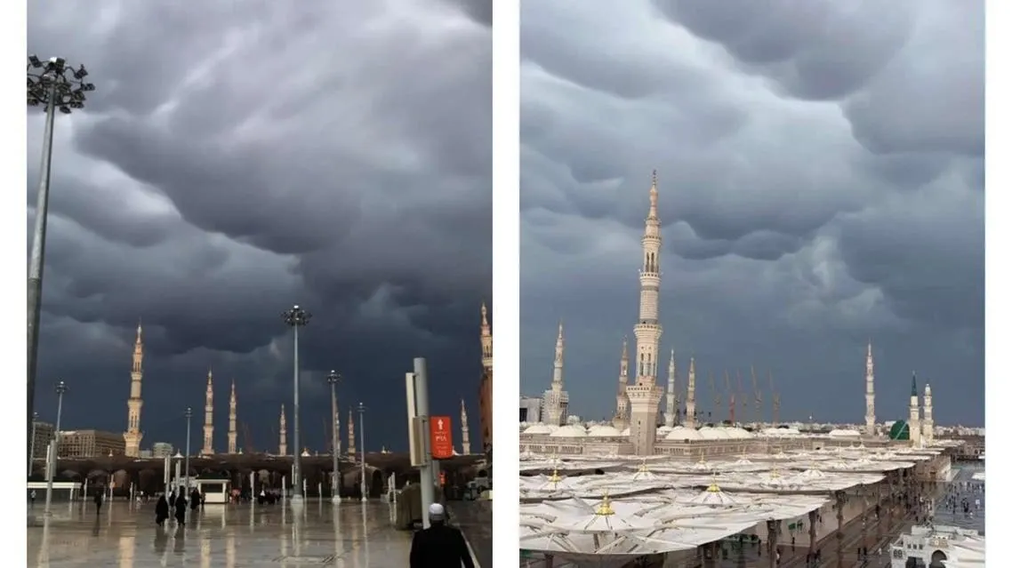 ظهرت في سماء المسجد النبوي.. ما هي ظاهرة الماماتوس؟