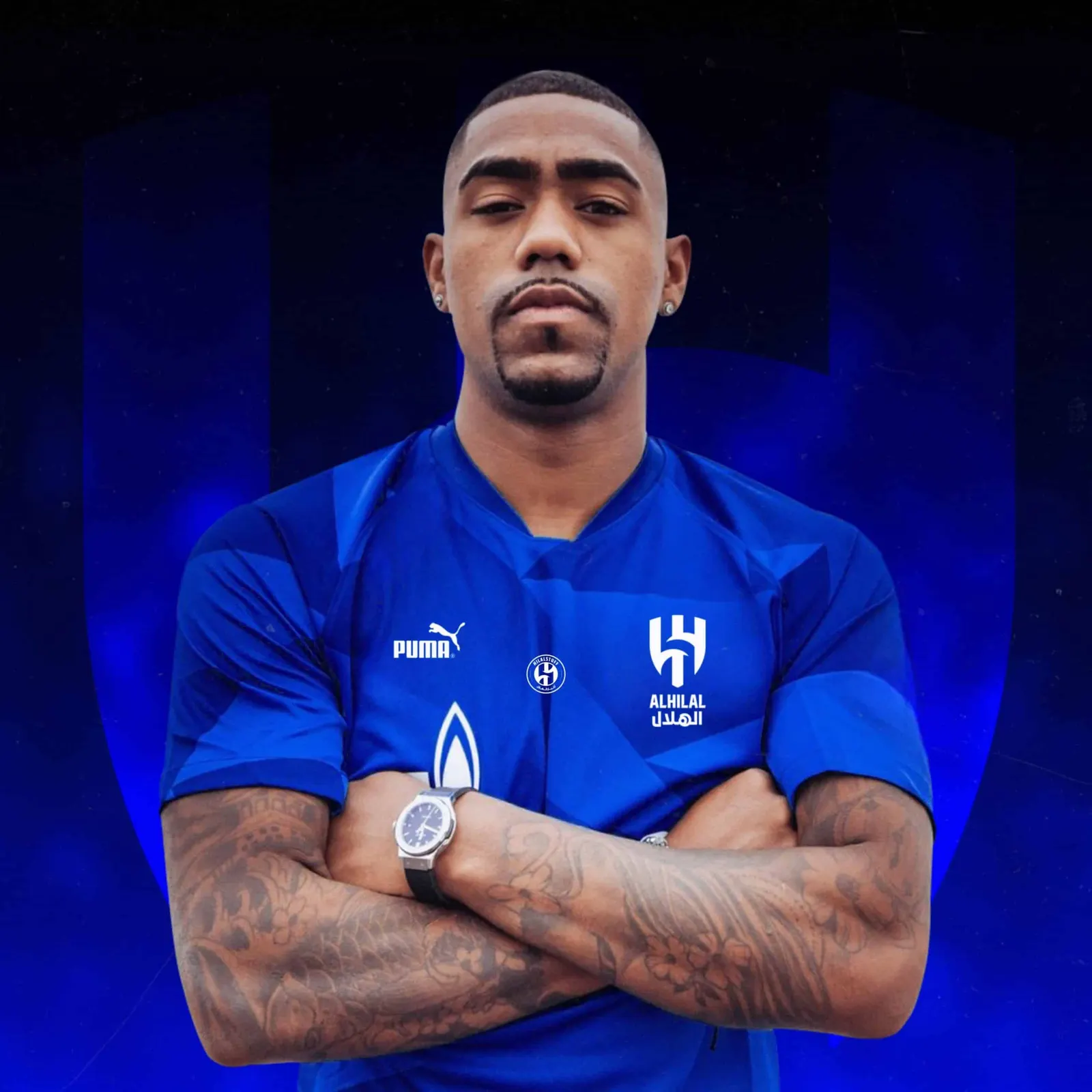 أرقام البرازيلي "مالكوم" لاعب الهلال الجديد