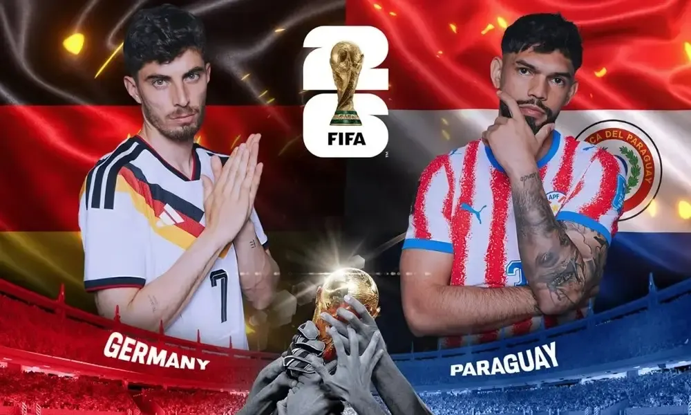 مواجهة حاسمة بين ألمانيا وباراغواي على بطاقة ثمن نهائي كأس العالم