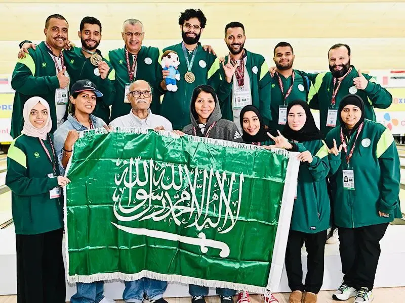 المنتخب السعودي يحصد الميدالية الثانية في أولمبياد الصم للبولينغ