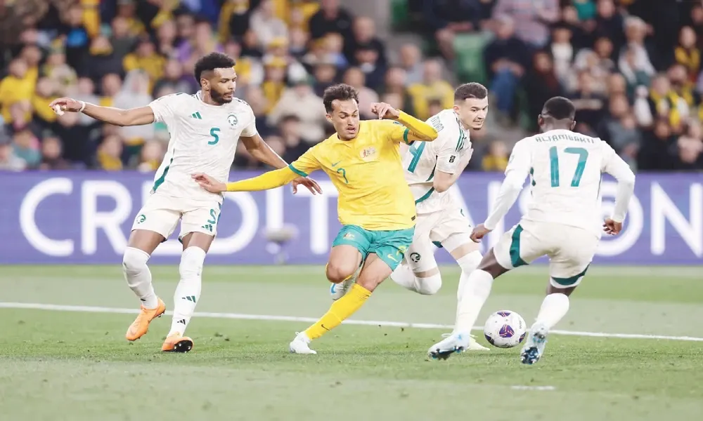 موعد مباراة السعودية وأستراليا والقنوات الناقلة والتشكيل المتوقع