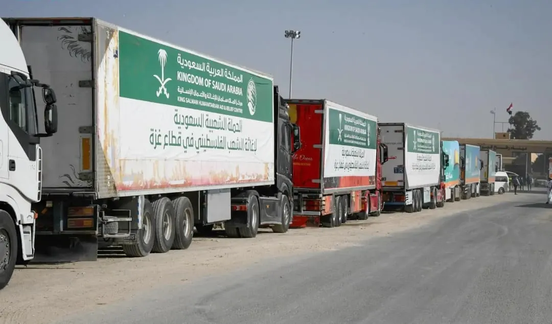 بالأرقام| من السعودية إلى قطاع غزة.. جسر المساعدات والإغاثة لا ينقطع