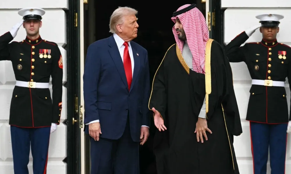 ولي العهد يصل البيت الأبيض للقاء ترامب