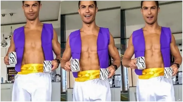 رونالدو بملابس علاء الدين.. ما حقيقة الصورة وهل كانت في السعودية؟