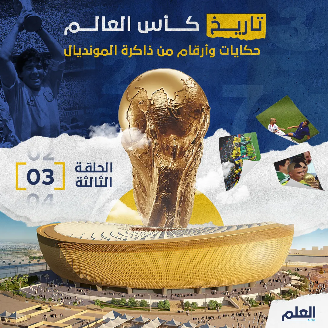 تاريخ كأس العالم.. حكايات وأرقام من ذاكرة المونديال (3)