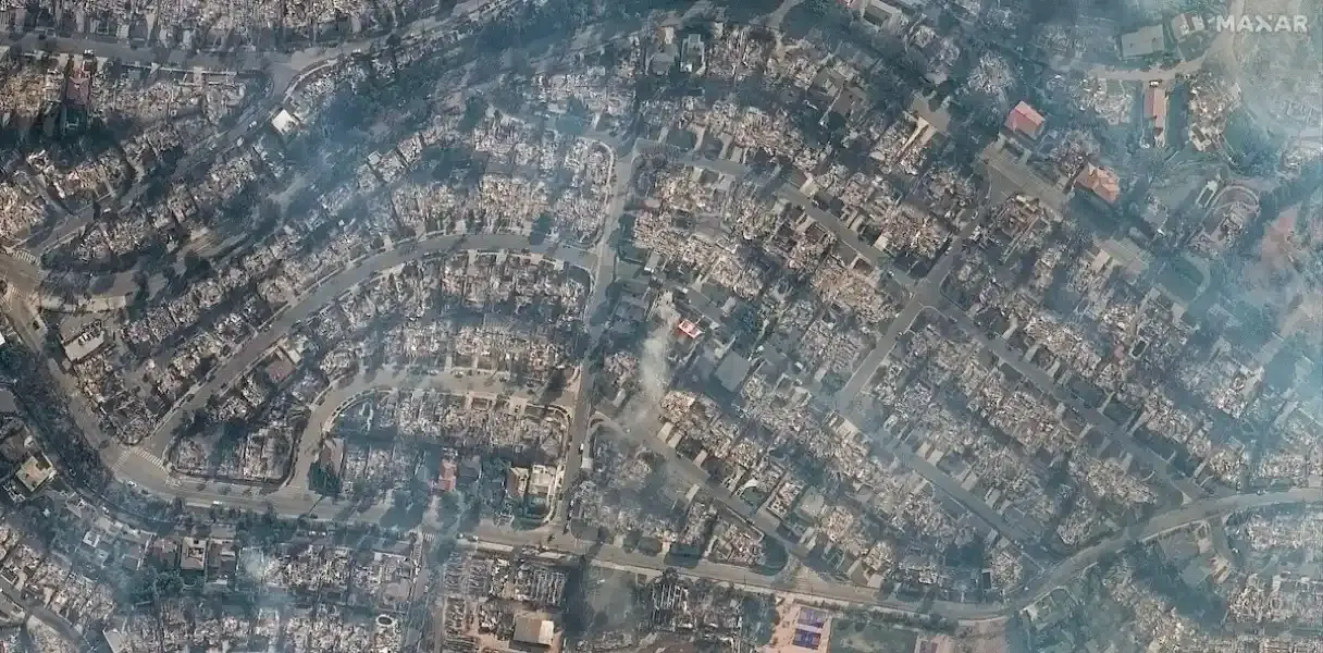 أغرب صور حرائق غابات لوس أنجلوس