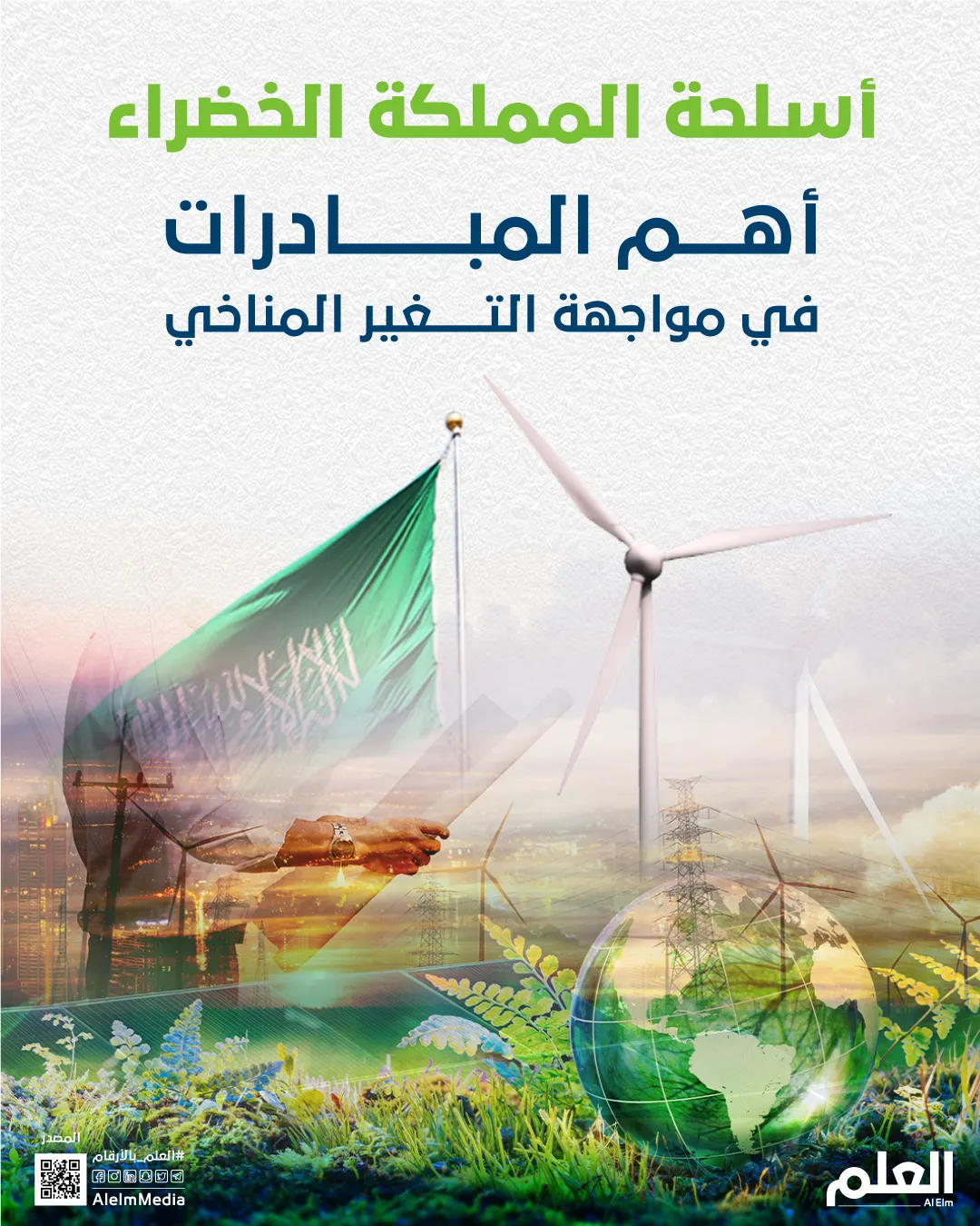 أسلحة المملكة الخضراء.. أهم المبادرات في مواجهة التغير المناخي