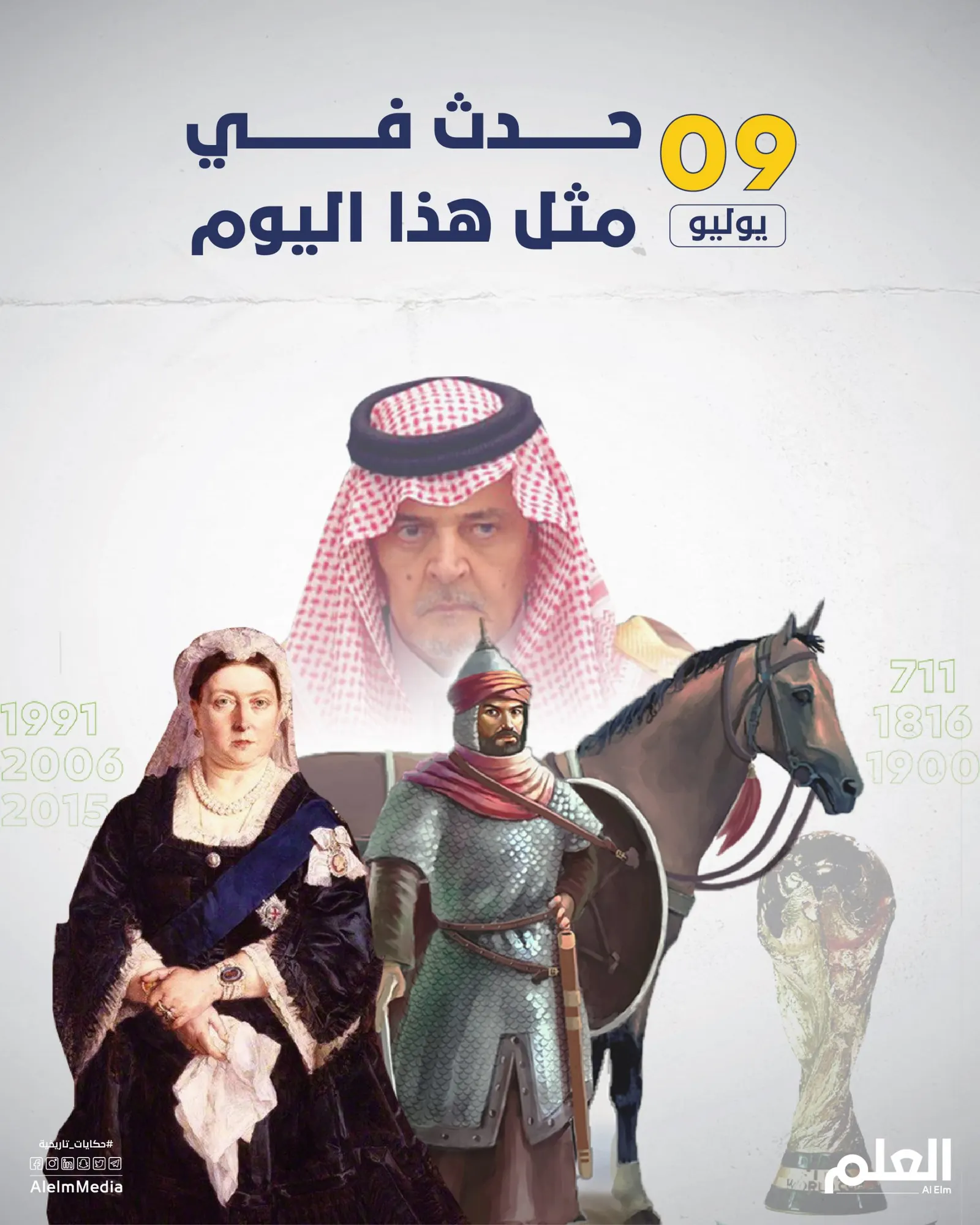 في مثل هذا اليوم.. طارق بن زياد يسيطر على إسبانيا وفوز إيطاليا بكأس العالم