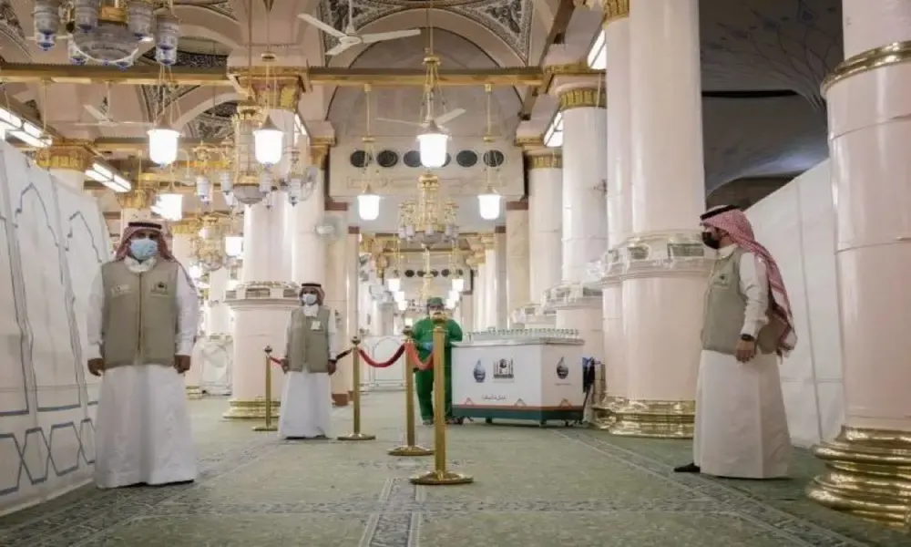 المسجد النبوي يستقبل الحجاج بجاهزية عالية بعد انتهاء مناسك الحج