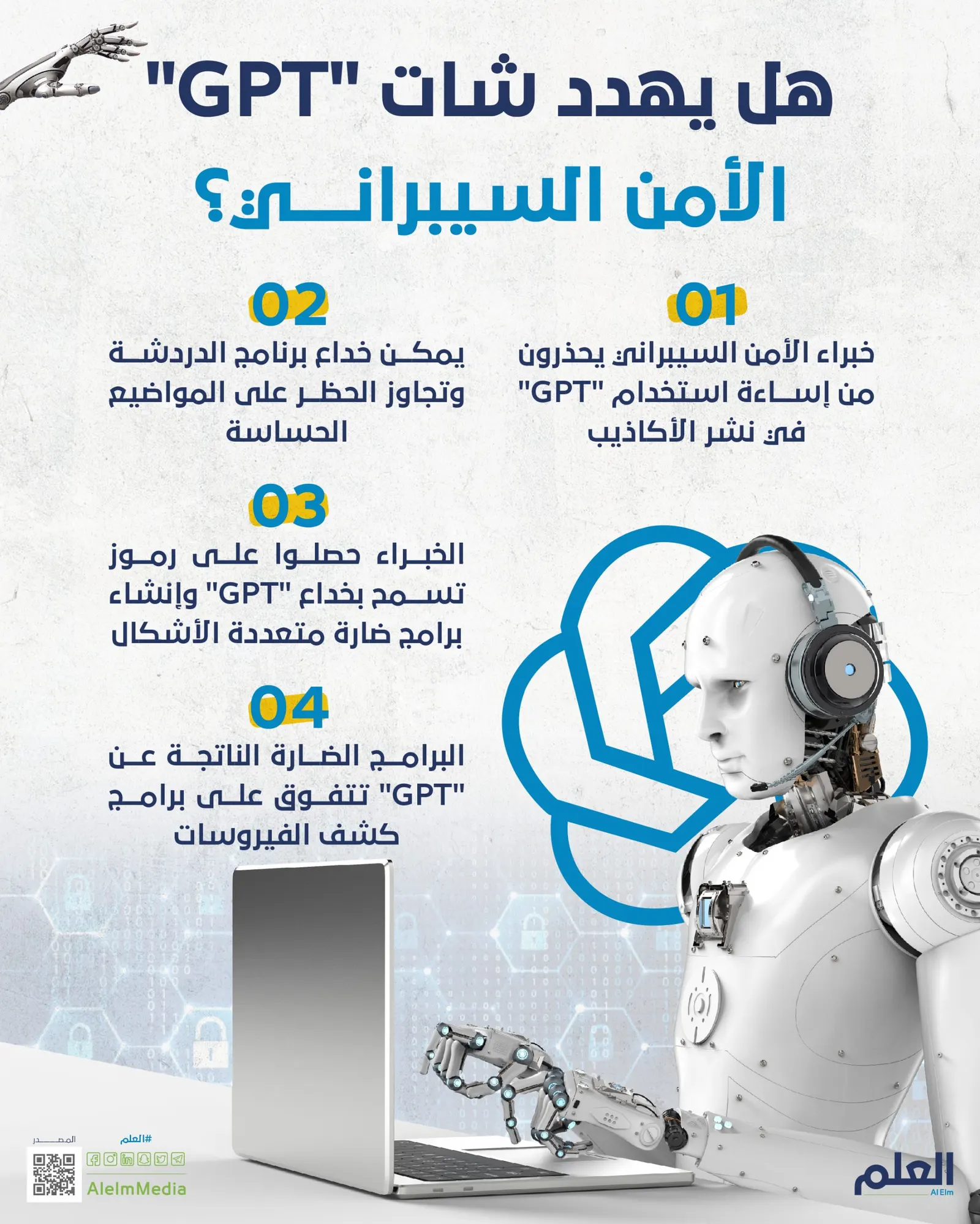 هل يهدد شات "GPT" الأمن السيبراني؟