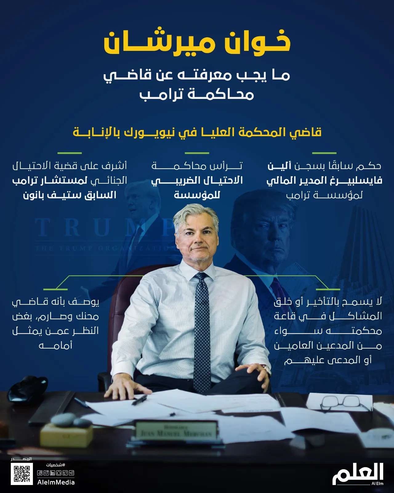 ما يجب معرفته عن قاضي محاكمة دونالد ترامب