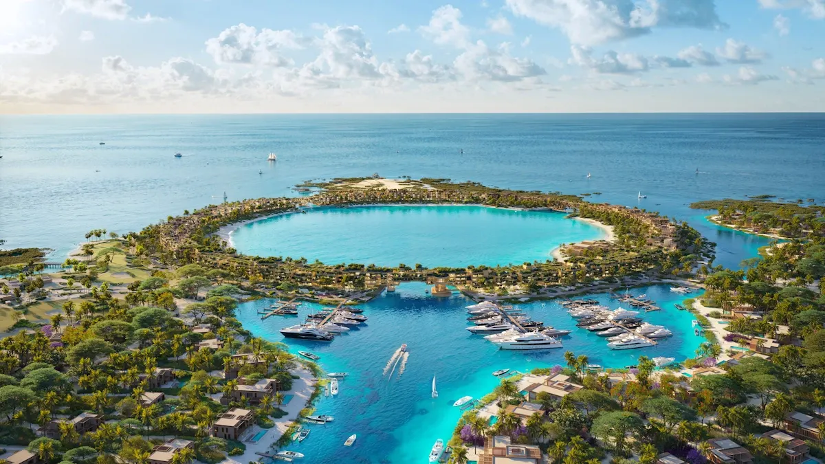 «جزيرة لاحق».. أول مشروع سكني فاخر في المملكة يجمع بين الاستدامة وثراء الحياة البحرية