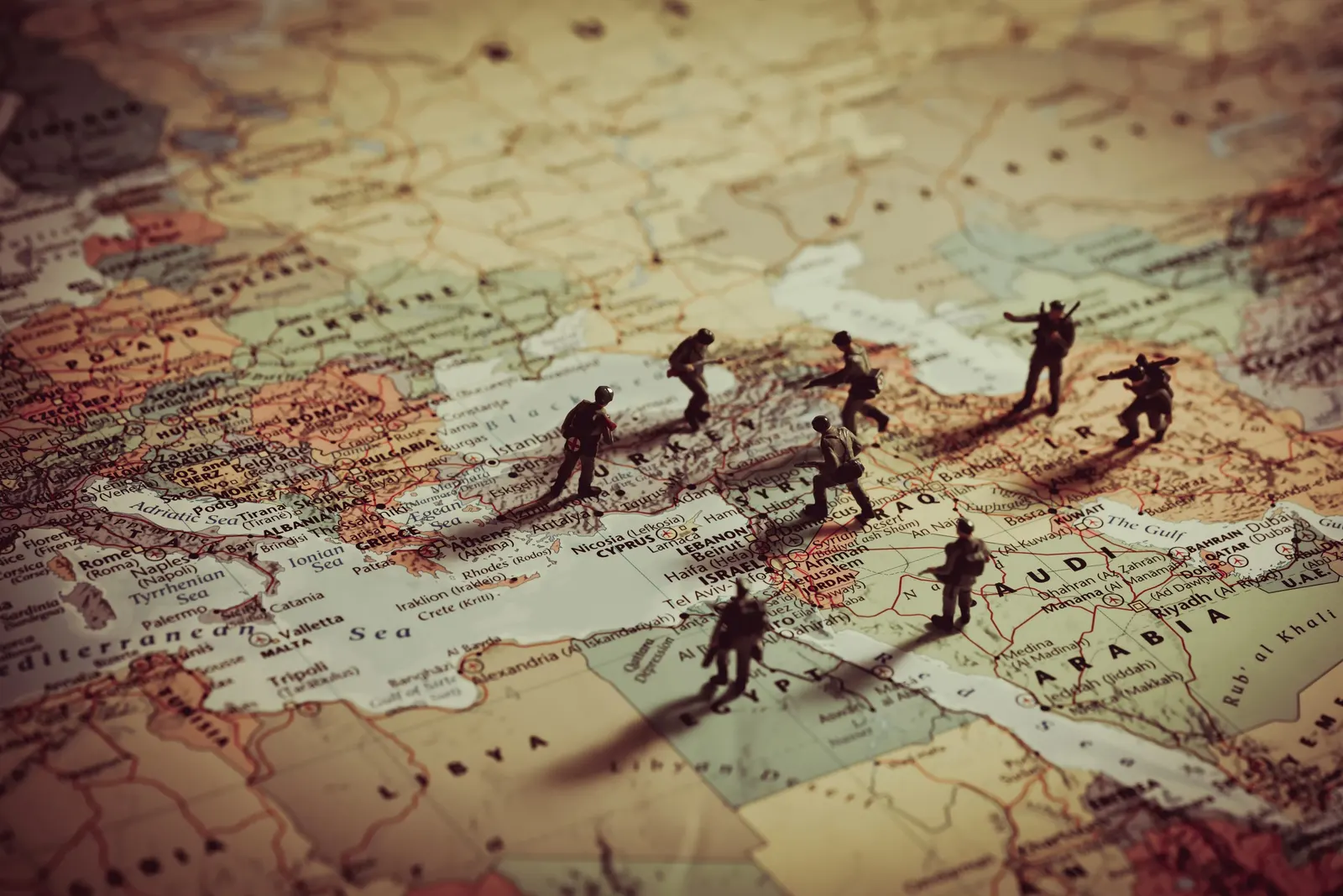 أكثر الدول العربية من حيث الإنفاق العسكري