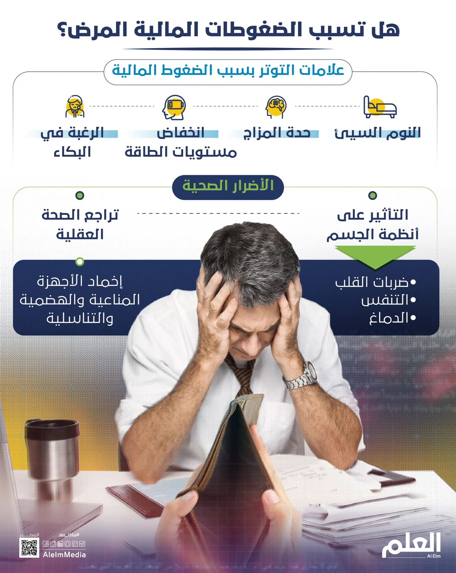 هل تسبب الضغوط المالية المرض؟