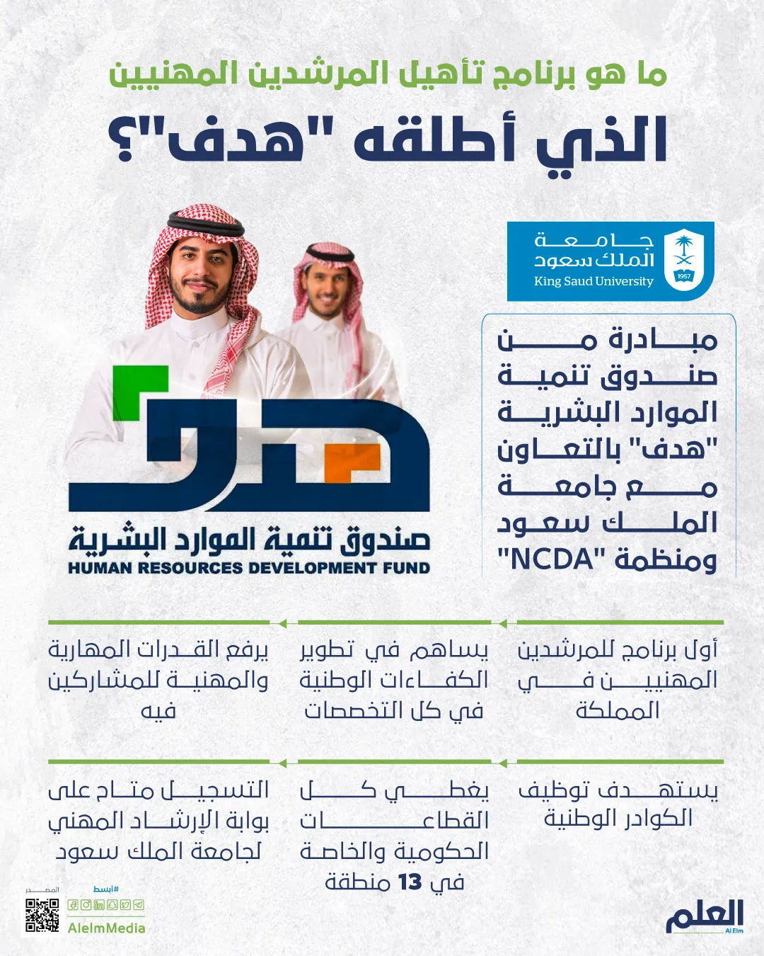 ما هو برنامج تأهيل المرشدين المهنيين الذي أطلقه "هدف"؟