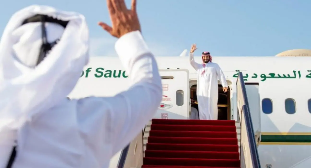الأمير محمد بن سلمان في قطر