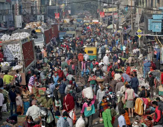 الكثافة-السكانية-في-الهند