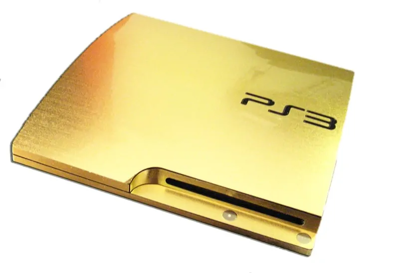 24K Gold-Dipped PlayStation 3 - (5000 دولار)