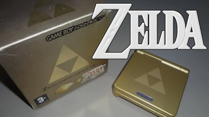 Gold Legend of Zelda Game Boy Advance SP – ($20,000)