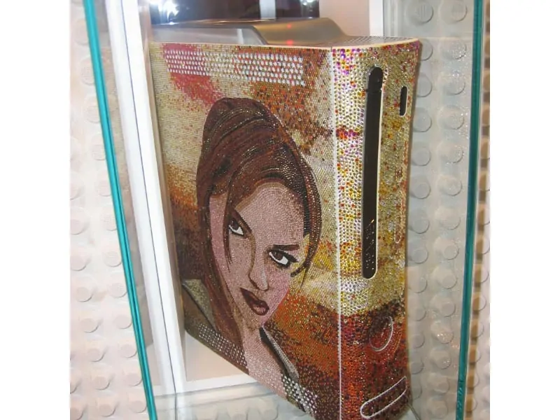 Lara Croft Gem-Studded Xbox 360 – ($11,000)