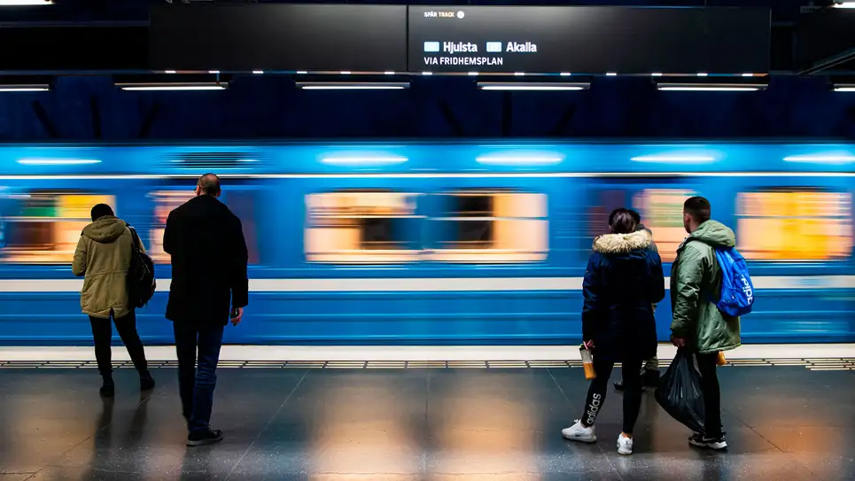 محطات المترو في ستوكهولم