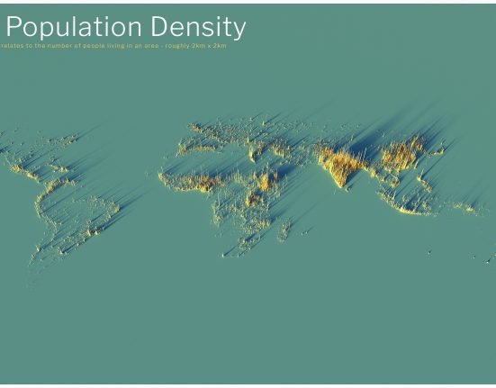 خرائط الكثافة السكانية