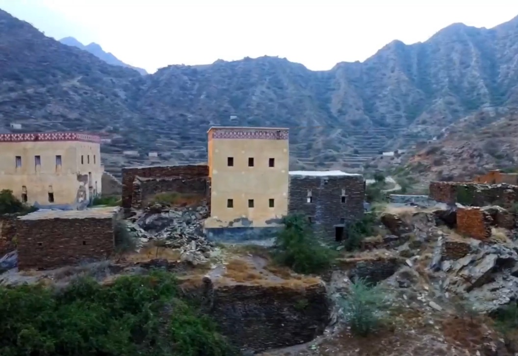 قرية أثرية في منطقة عسير