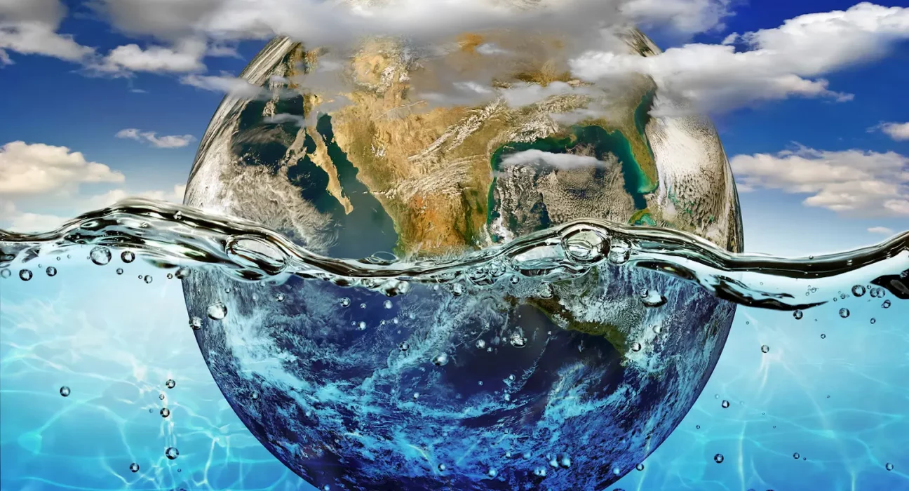 الحجم الكلي للمياه على كوكب الأرض